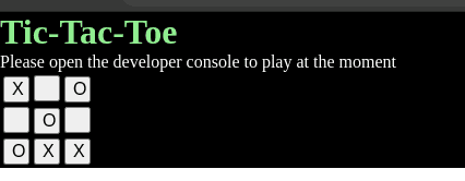 Buttons displaying text